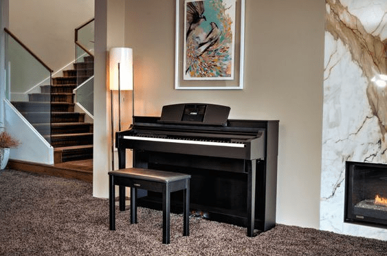 Không gian đặt đàn piano
