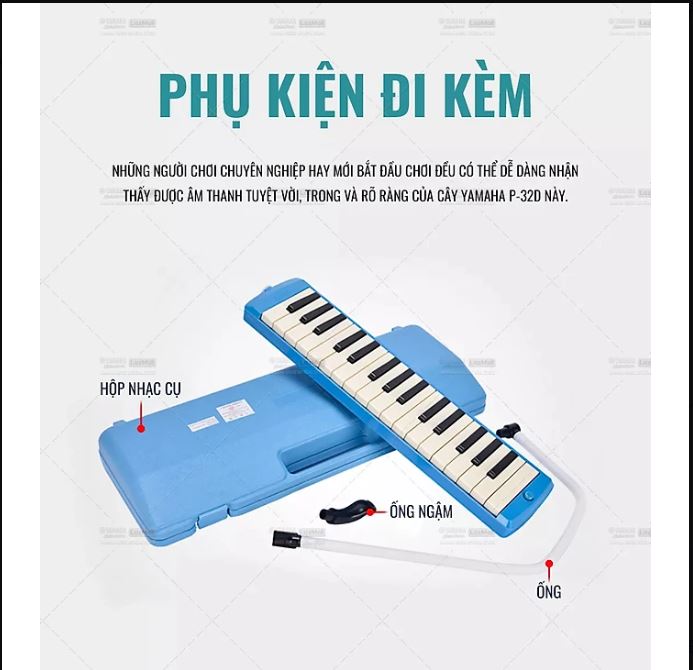 Pianica Yamaha P-32D, phụ kiện đi kèm